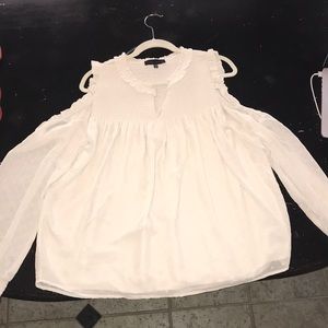 Sanctuary cream off the shoulder blouse